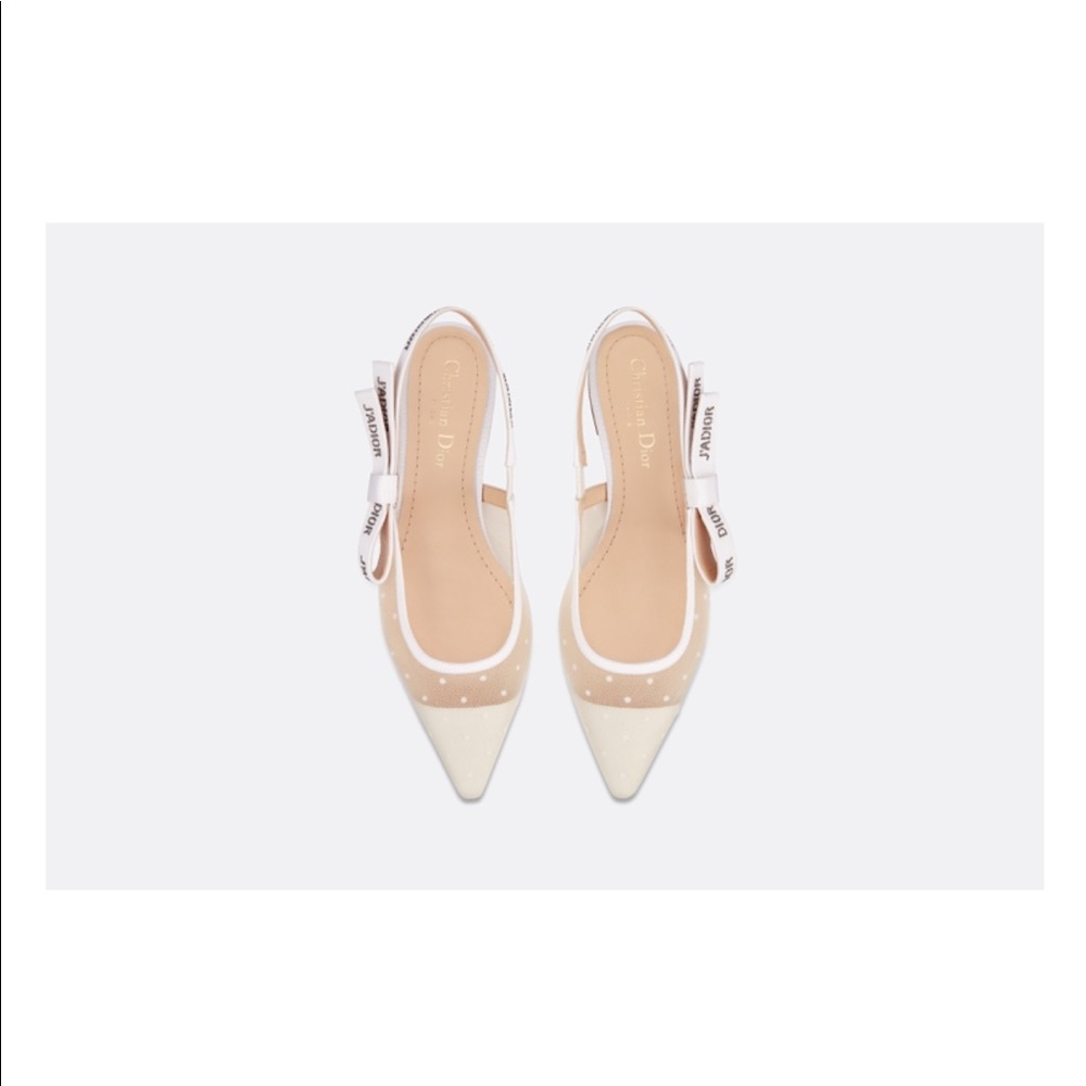 Brand new nude Dior flats